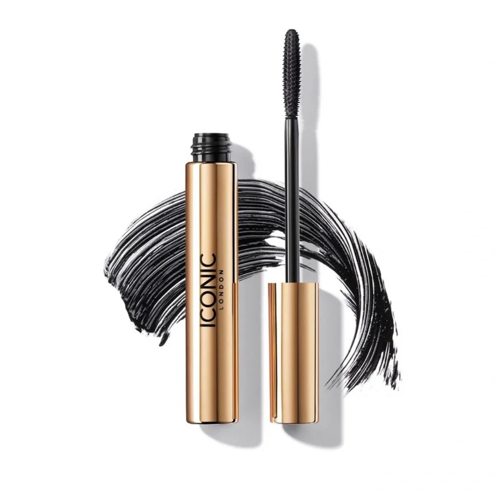 NEW Iconic London Triple Threat Mascara in Black NWT 7.5 mL Full Size Eyelash